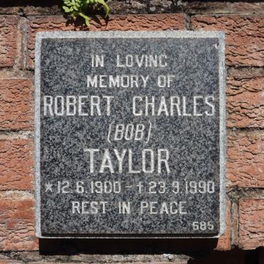 TAYLOR Robert Charles 1900-1990