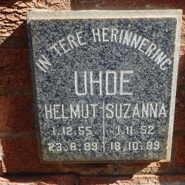 UHDE Helmut 1955-1989 &amp; Suzanna 1952-1989