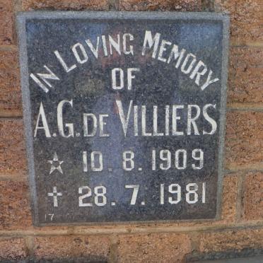 VILLIERS A.G., de 1909-1981
