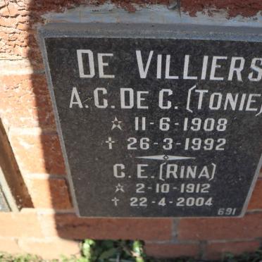 VILLIERS A.C.De C., de 1908-1992 &amp; C.E. 1912-2004