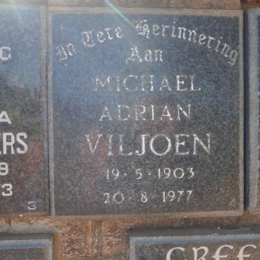 VILJOEN Michael Adrian 1903-1977