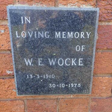 WOCKE W.E. 1910-1975