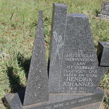 ? Hendrik Johannes 1921-1986