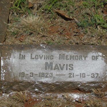 ? Mavis 1923-1937