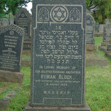 BLOCK Hyman -1922
