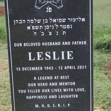 COHEN Leslie 1943-2021