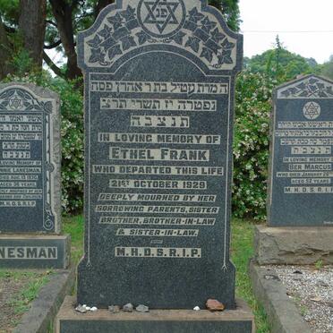 FRANK Ethel -1929