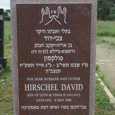 FALKSON Hirschel David 1952-2018