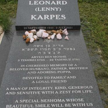 KARPES Leonard 1944-2021