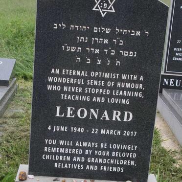 SCHWARTZ Leonard 1940-2017