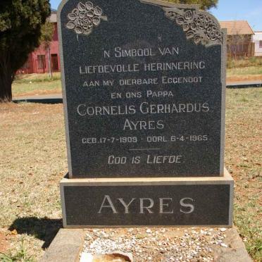 AYRES Cornelis Gerhardus 1909-1965