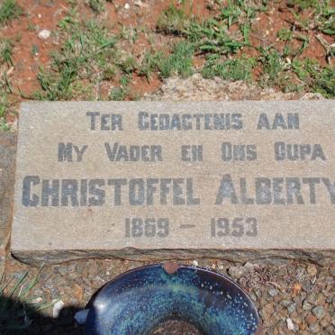 ALBERTYN Christoffel 1869-1953