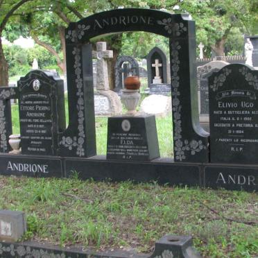 ANDRIONE Elivio Ugo 1902-1984 &amp; Elda 1908-1969 :: ANDRIONE Ettore Pierino 1937-1957