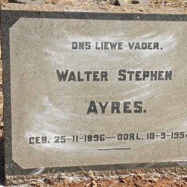 AYRES Walter Stephen 1896-1954
