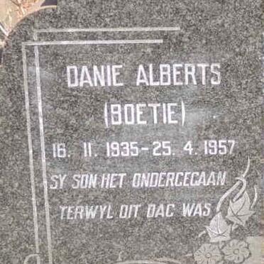 ALBERTS Danie 1935-1957