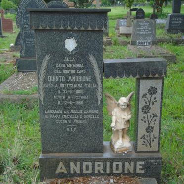 ANDRIONE Quinto 1906-1950