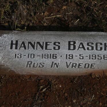 BASCH Hannes 1916-1956