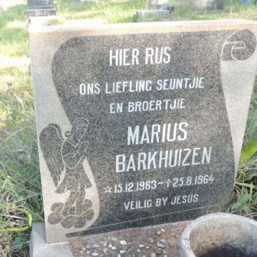 BARKHUIZEN Marius 1963-1964