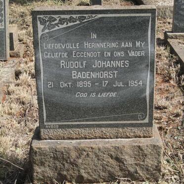 BADENHORST Rudolf Johannes 1895-1954 & Elizabeth Maria VAUGHAN 1907-1993