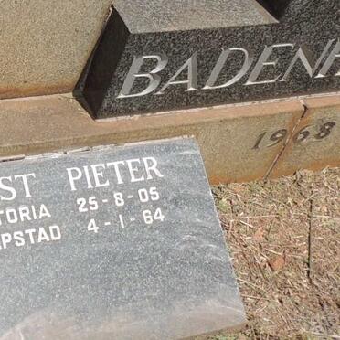 BADENHORST Ernst Pieter 1905-1984 :: BADENHORST Philippus Frederik 1907-1985