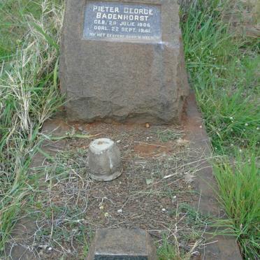 BADENHORST Pieter George 1906-1941