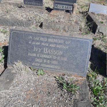 BASSON Ivy nee O'CONNER 1910-1956