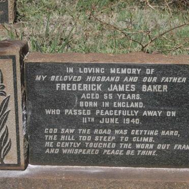 BAKER Frederick James -1940