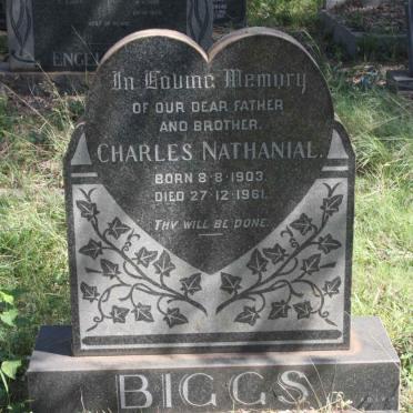 BIGGS Charles Nathanial 1903-1961