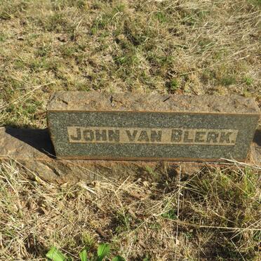 BLERK John, van 