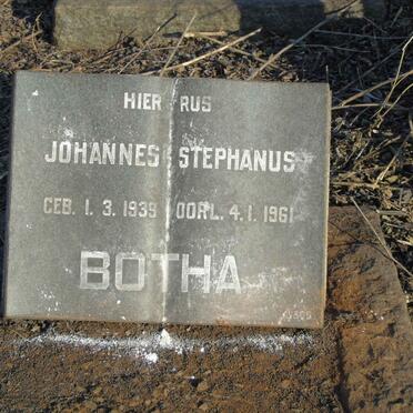 BOTHA Johannes Stephanus 1939-1961