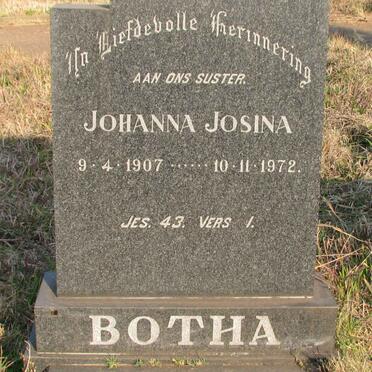 BOTHA Johanna Josina 1907-1972