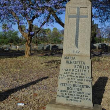 BOUTEN Petrus Hubertus 1857-1952 & Maria Henrietta VAN ROSSEM 1863-1939