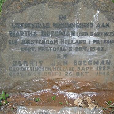 BOEGMAN Gerrit Jan 1862-1949 & Martha GARTHER 1865-1943 :: BOEGMAN Jan Christiaan Hendrik 1895-1973 _2