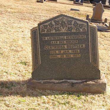 BOOYSEN Gertruida 1886-1927