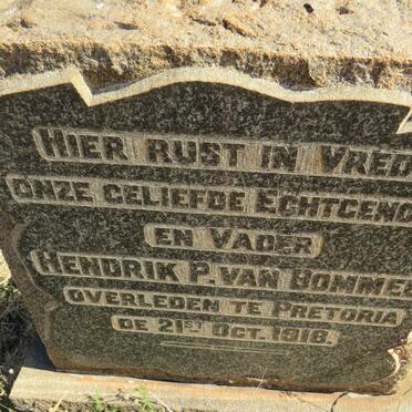 BOMMEL Hendrik P., van -1918