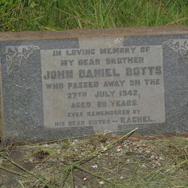 BOTTS John Daniel -1942