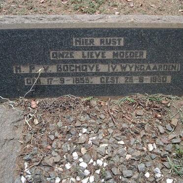 BOCHOVE H.P.V. neé VAN WYNGAARDEN 1855-1930