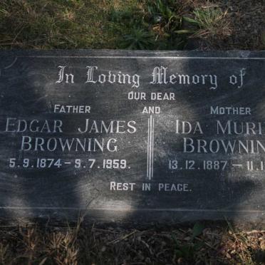 BROWNING Edgar James 1874-1959 &amp; Ida Muriel 1887-1962