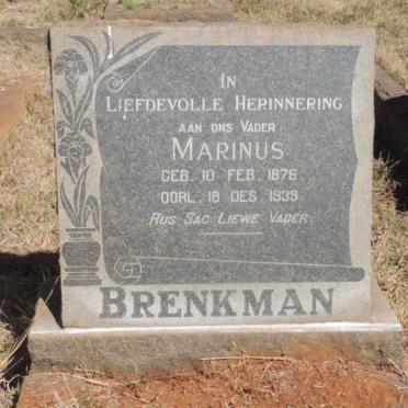 BRENKMAN Marinus 1876-1939