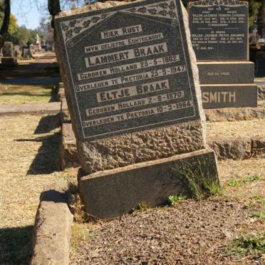 BRAAK Lammert 1862-1947 &amp; Eltje 1870-1964