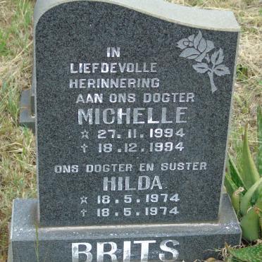 BRITS Hilda 1974-1974 :: BRITS Michelle 1994-1994 