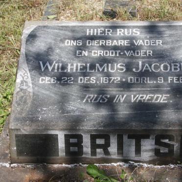 BRITS Wilhelmus Jacobus 1872-1958