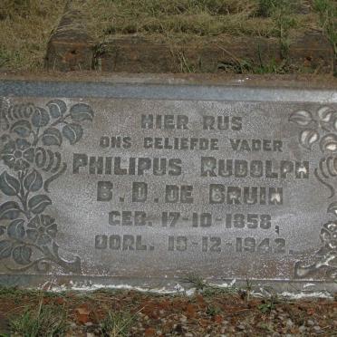 BRUIN Philipus Rudolph B.D., de 1858-1942