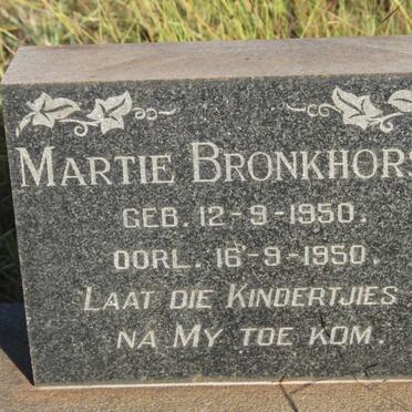 BRONKHORST Martie 1950-1950