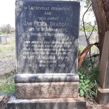 BRAGGAAR Martha Maria nee ROEPE 1896-1978 :: BRAGGAAR Jan Pieter 1922-1939