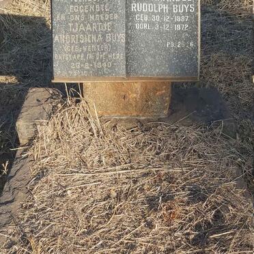 BUYS Bernhardus Rudolph 1887-1972 &amp; Tjaartje Andrisiena VENTER -1940