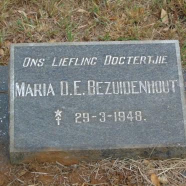 BEZUIDENHOUT Maria D.E. 1948-1948
