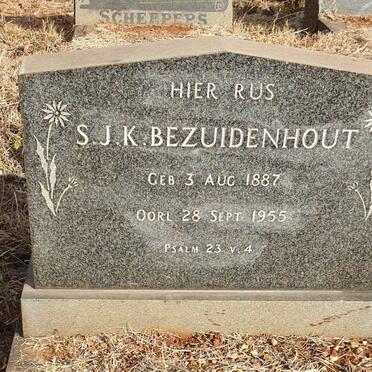BEZUIDENHOUT S.J.K. 1887-1955
