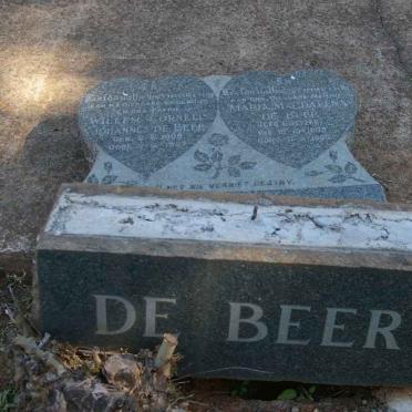BEER Willem Cornelis Johannes, de 1909-1957 &amp; Maria Magdalena COETZEE 1909-1965