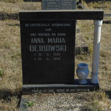 BEIROWSKI Anna Maria 1897-1984